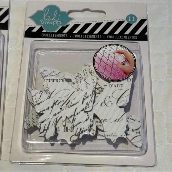 HEIDI SWAPP Bundle "YOU INK" 7 piece Embellishments NEW! Ink stamping craft $79 - Picture 7 of 12